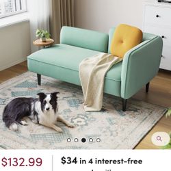 Turquoise sofa 