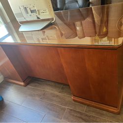 Very Gently Used Cherry Brown Desk 