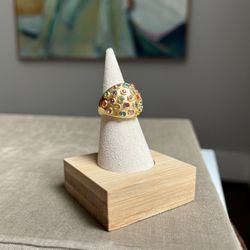 Color Bubble Statement Ring
