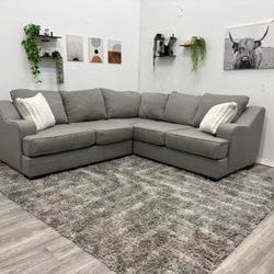 Gray Sectional Couch - Free Delivery 