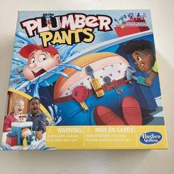 Plumber Pants Game Hasbro Ages 4 & Up Splashes Water Family Game Night Gift