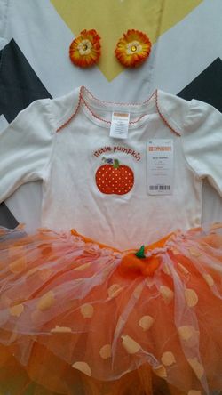 Baby pumpkin tutu