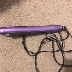 Conair Infinitipro Ceramic Flat Iron Hair Straightener,purple 