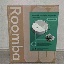 Roomba 208 DustCompactor Combo Robot Vacuum & Mop ClearView LiDAR Bagless