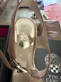 Vince Camuto Nude Strappy Heeled Sandals