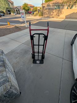 Red and Black Hand Truck Dolly