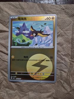 Pokémon Sunkern Chinese Holo Trading Card