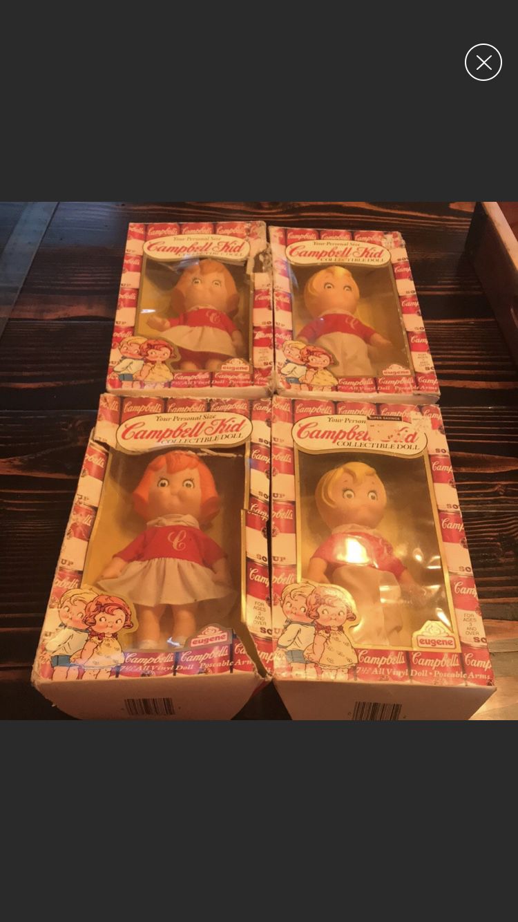 The Campbell Kids Vintage Dolls 1984