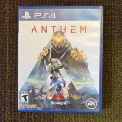 Anthem ps4 game