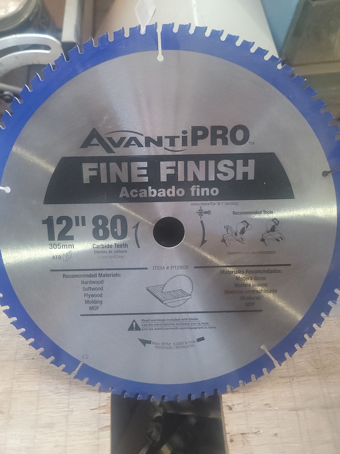 12-inch saw blade