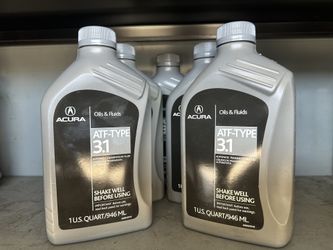 Honda Acura Genuine 3.1 Transmission Oil