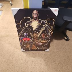 Black Adam Canvas Poster