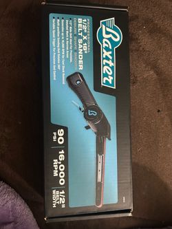 BRAND NEW -BAXTER Professional belt sander