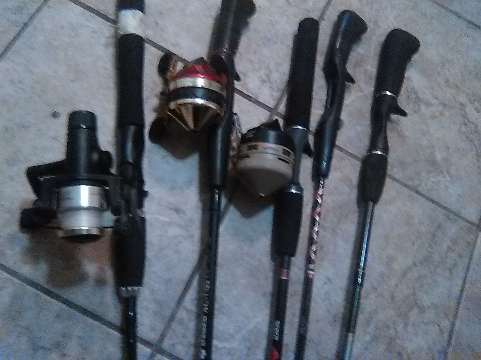 Assorted fishing rods, ,all good condition, make a fair offer,negotiable