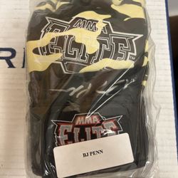 BJ Penn Autographed UFC MMA Glove - MMA ELITE - Camo