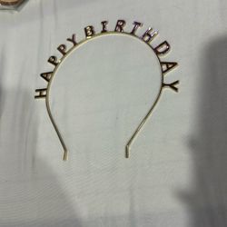 Happy Birthday Headband 
