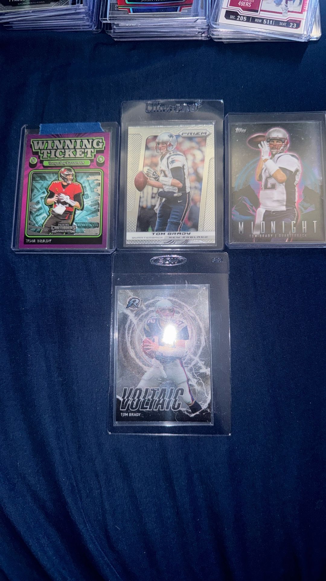 2013/24 NFL Panini/Topps Tom Brady SP Card Lot!