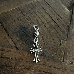 Chrome Hearts Tiny Cross with Crossball pendant