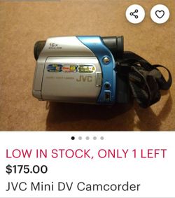 Jvc Mini Corder Model GR-D33u With Leather Case