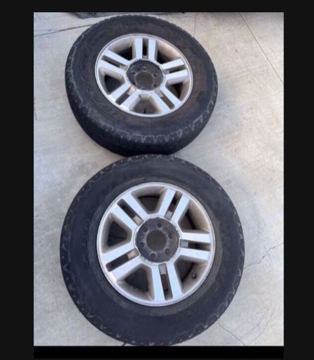 2 - 265/65r18 6x135 6x5.31 Stock F-150 Expedition Wheels Rims Tires!!!!!