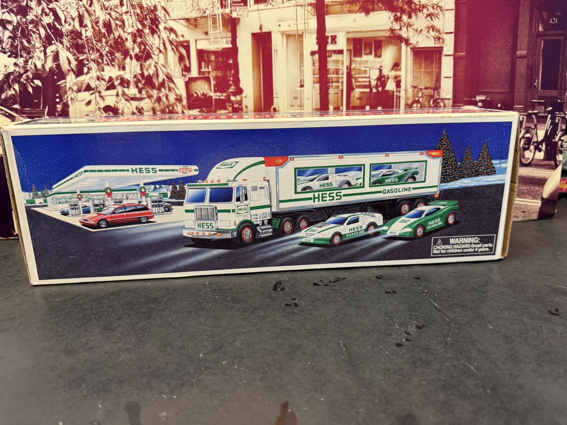 1997 Hess Toy Truck and Racers.