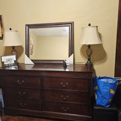 Dresser and Mirror