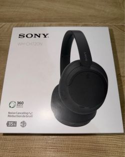 Sony WH-CH720N Wireless Over-Ear Headphones - Black