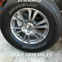 F-150 stock rims with tire.