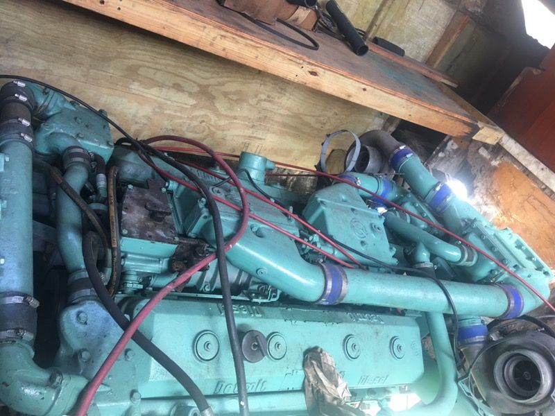 0 hours rebuild twin Detroit 8V92 twin turbo