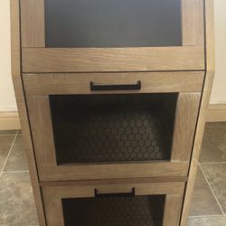 FARM HOUSE STYLE KITCHEN VEGETABLE STORAGE BIN