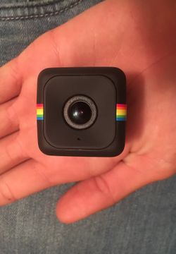 Polaroid cube + action camera