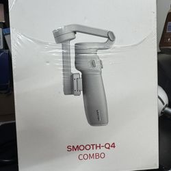 ZHIYUN Smooth Q4 Combo Gimbal Stabilizer, 3-Axis Smartphone Phone Gimbal, Built-in Extension Rod, Foldable and Portable, Android and iPhone Gimbal, Vl