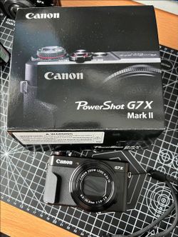 Canon Powershot G7x Mark II 20.1 MP Black Digital Camera with Original Box