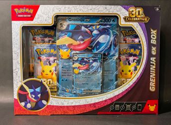 Pokemon 30th Anniversary Greninja ex Box