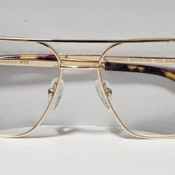Moscot Originals glasses or sunglasses in a gold-tone metal frame