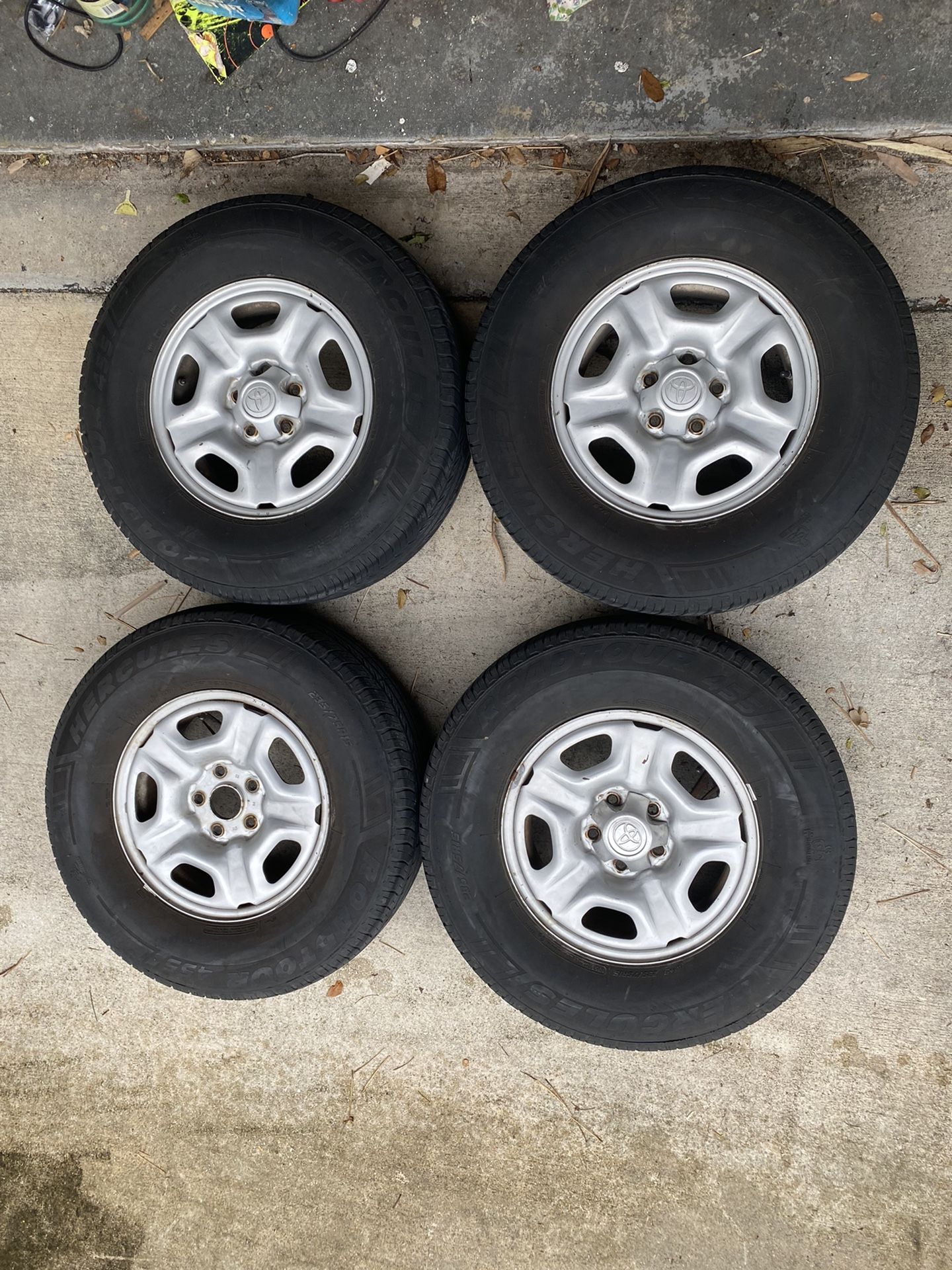 5 Lug Tacoma 15” OEM Rims + Tires