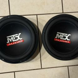 12” MTX Audio Speakers