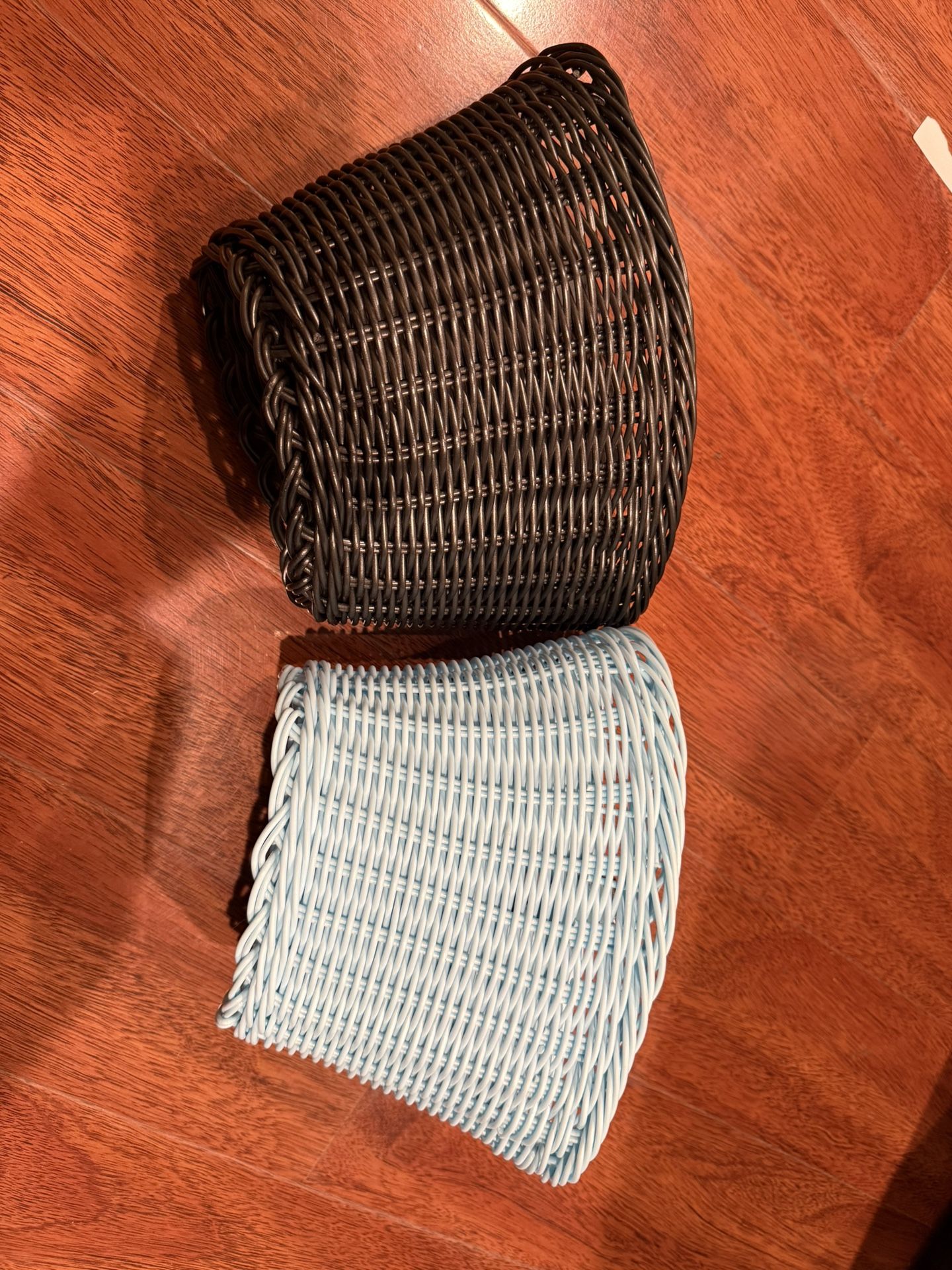 Kids Bike Basket Front,Hand-Woven Multi-Color Boys Girls Front Bicycle Basket