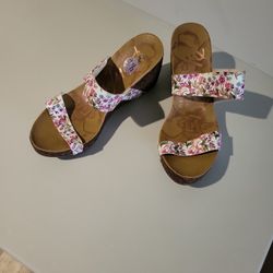 Floral Sandal Wedges