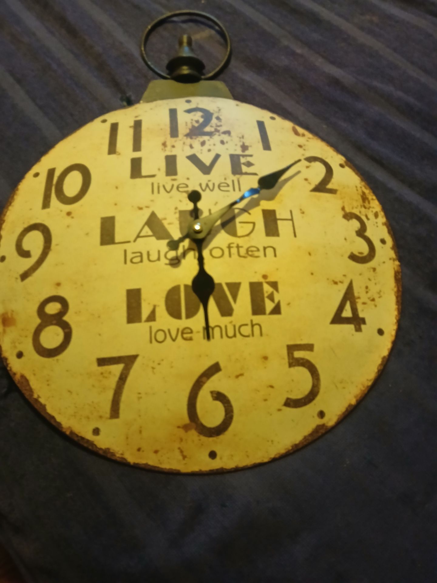 Rustic Stop Watch Clock