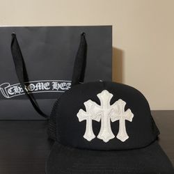 Chrome Hearts Trucker Cemetary White