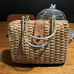 Vintage Wicker Purse