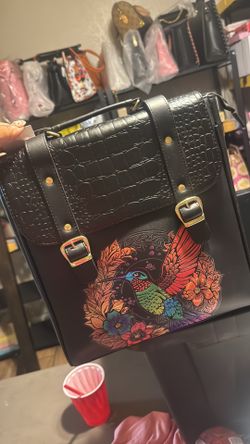 Mochila de piel
