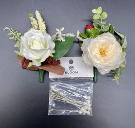 Artificial Floral Boutonnières