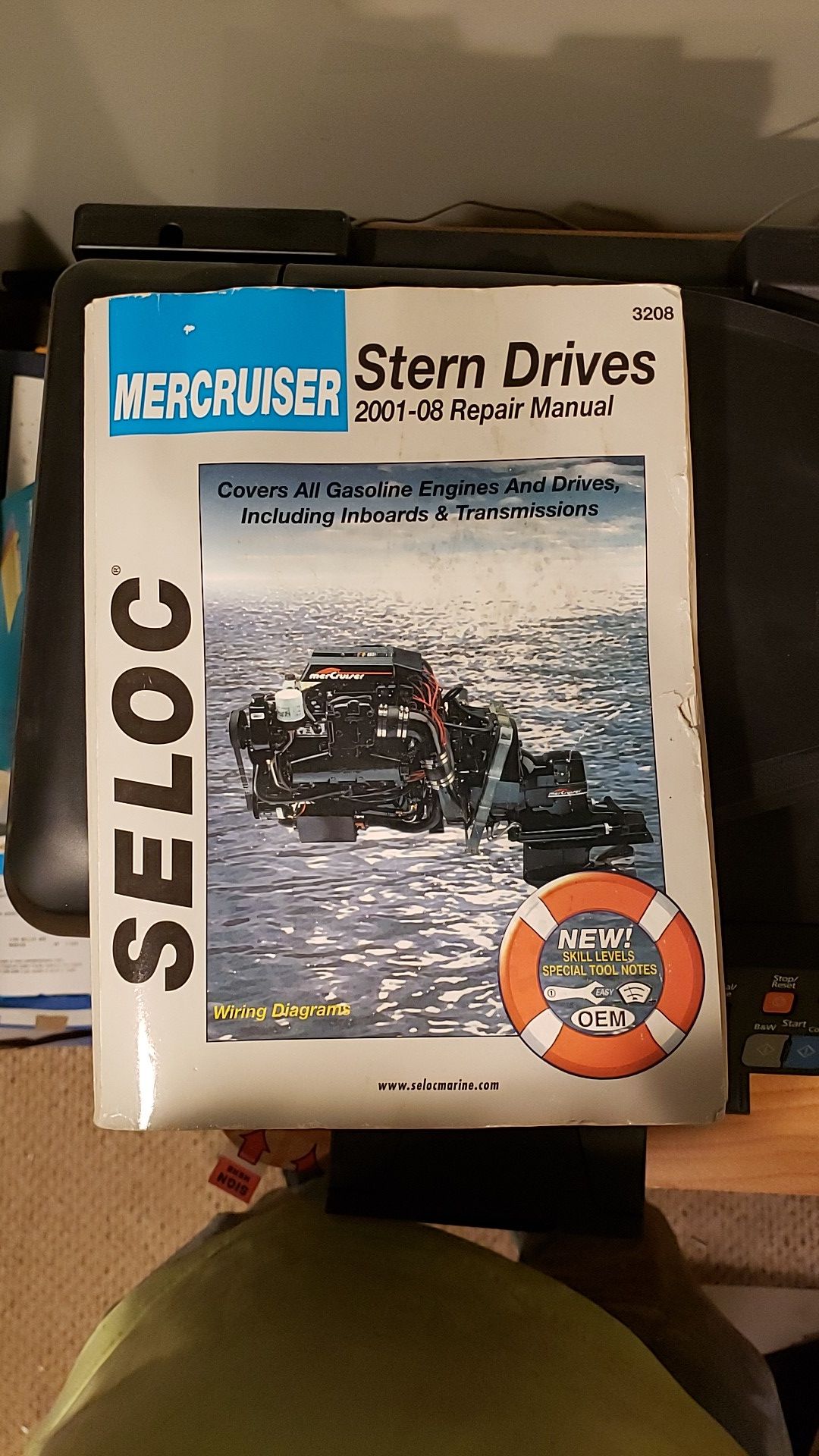 Seloc repair manual for mercruiser stern drive 2001-2008