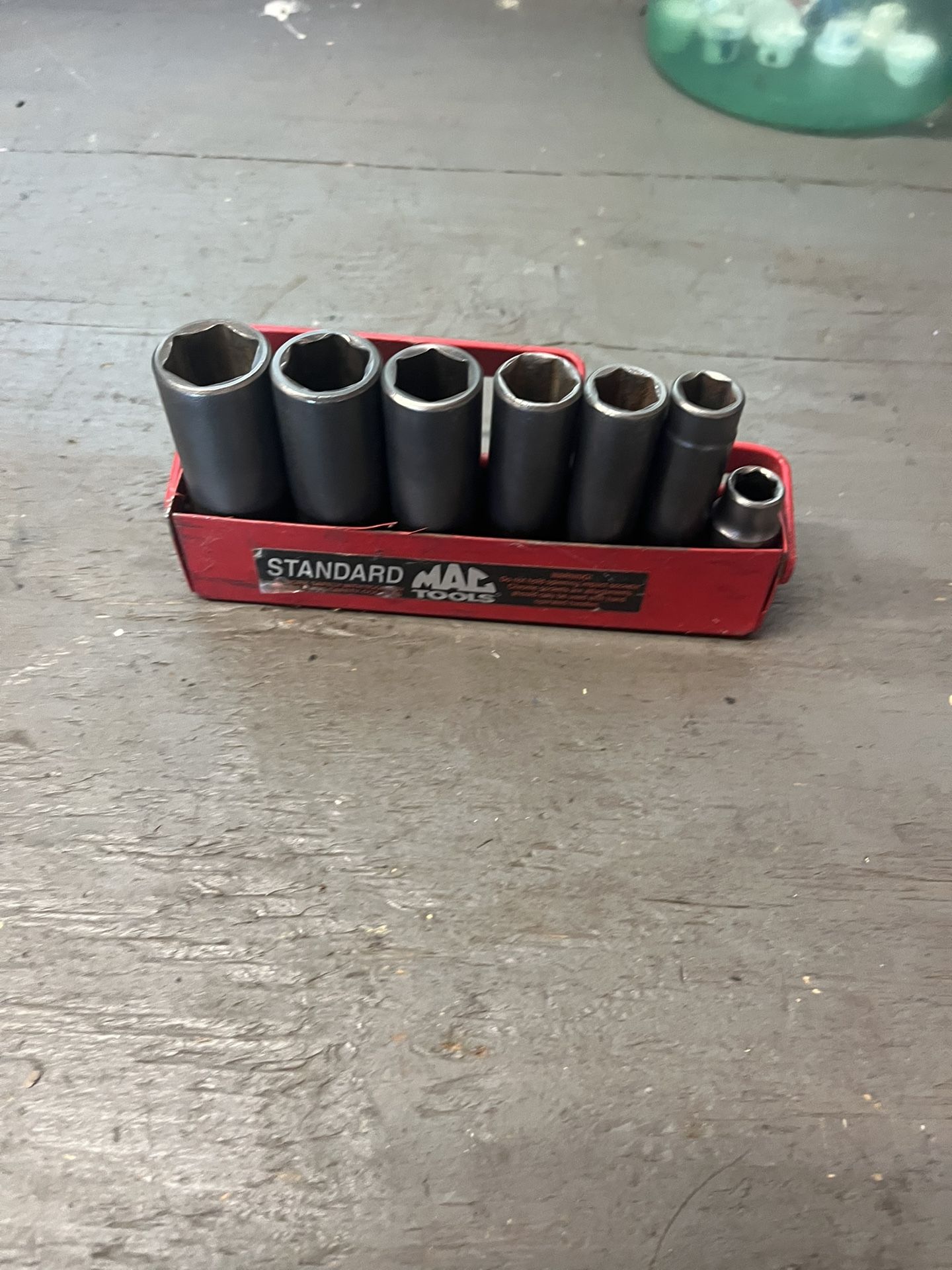 Mac Tools 3/8 SAE impact socket set