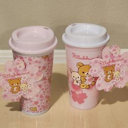 Rilakkuma Coffee Cups 16 Ounce Brand New Set Of 2