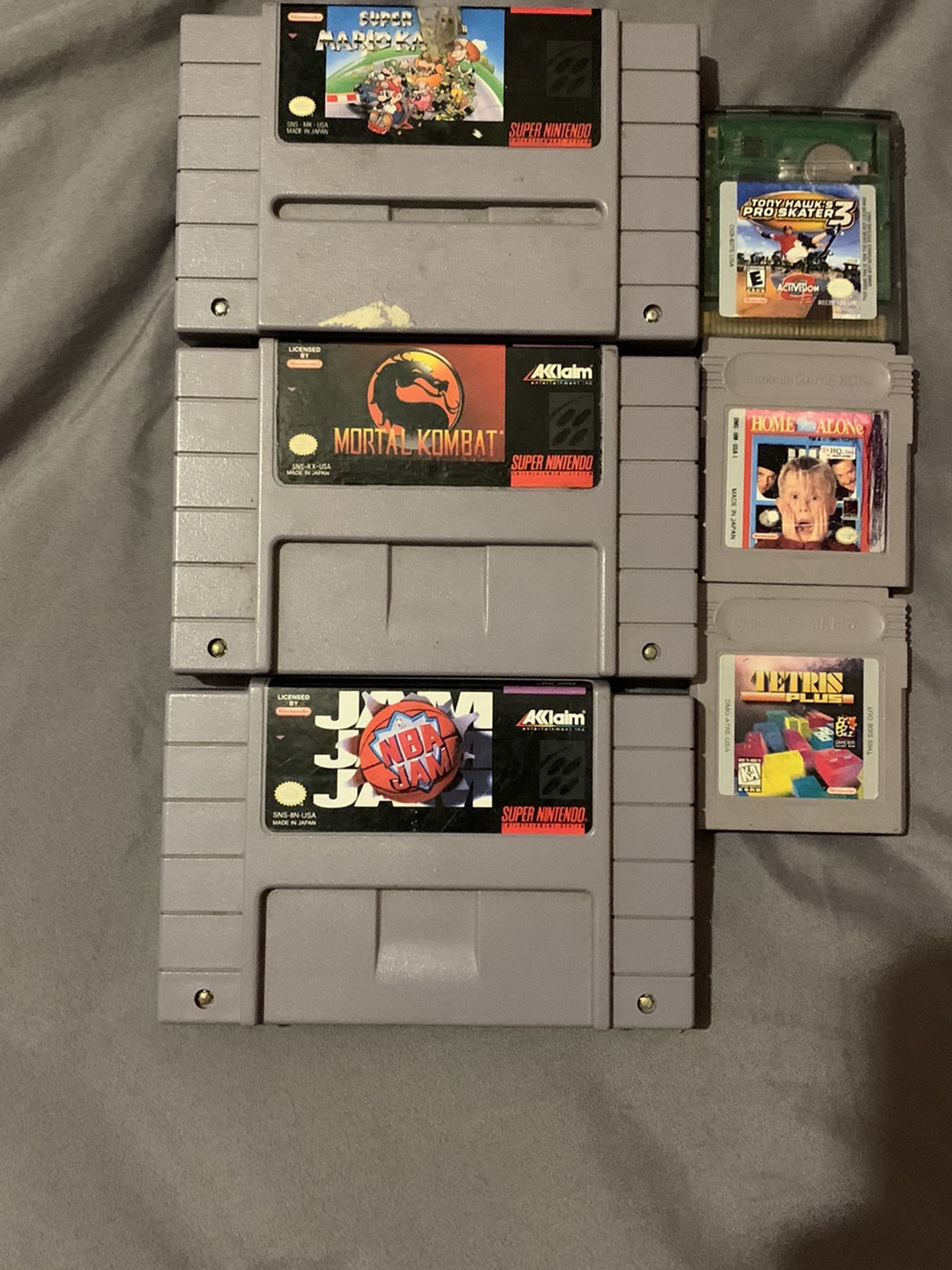 Super Nintendo Entertainment System Games And Gameboy Games