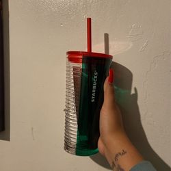 Starbucks 2021 Holiday Glass Cup