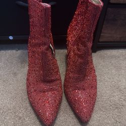 Betsey Johnson Sequin Boots